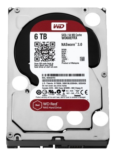 WD RED 6TB Drive HDD for NAS