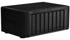 The Synology NAS DS1815+ with SHR RAID across 8 HDDs 2TB and 4TB