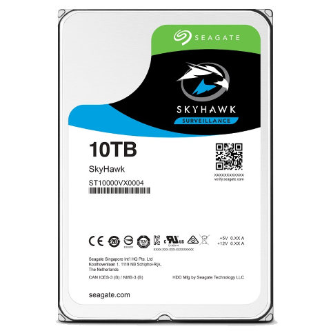 The Seagate 10tb Skyhawk Surveillance for CCTV and NVR and NVR g