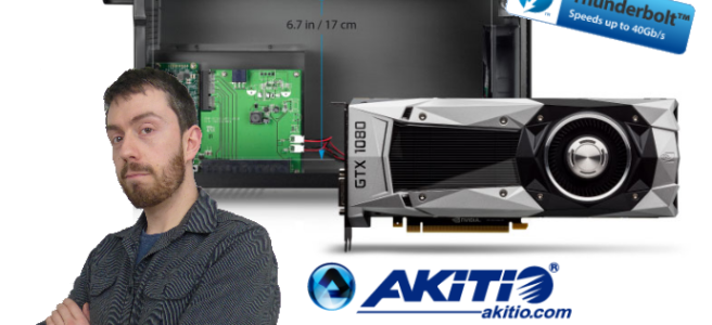 Real Thunderbolt 3 Pcie For Your Graphics Cards With The Akitio Node Egpu Box Nas Compares