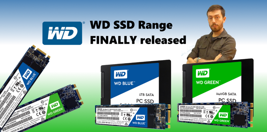 geluk rechtop George Stevenson Western Digital FINALLY release their WD Blue SSD and WD Green SSD in 2.5″  and M.2 – NAS Compares