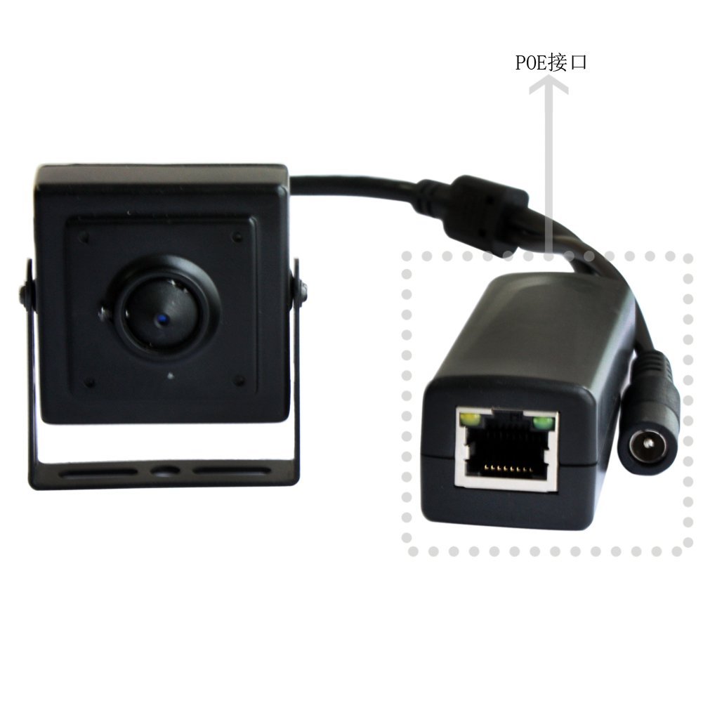 1 ELP Network Ip Camera Poe 720p Onvif P2p Webcam Mini Pinhole Hidden Alarm Motion for Indoor Security Cctv System