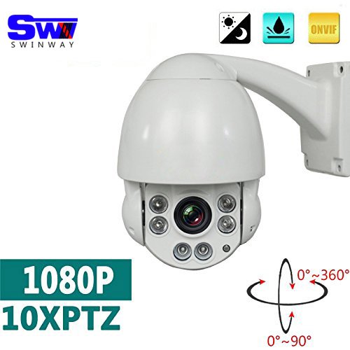 Swinway Home CCTV IP Camera 1080p Support, 10x Optical Zoom and 360 degree coverage