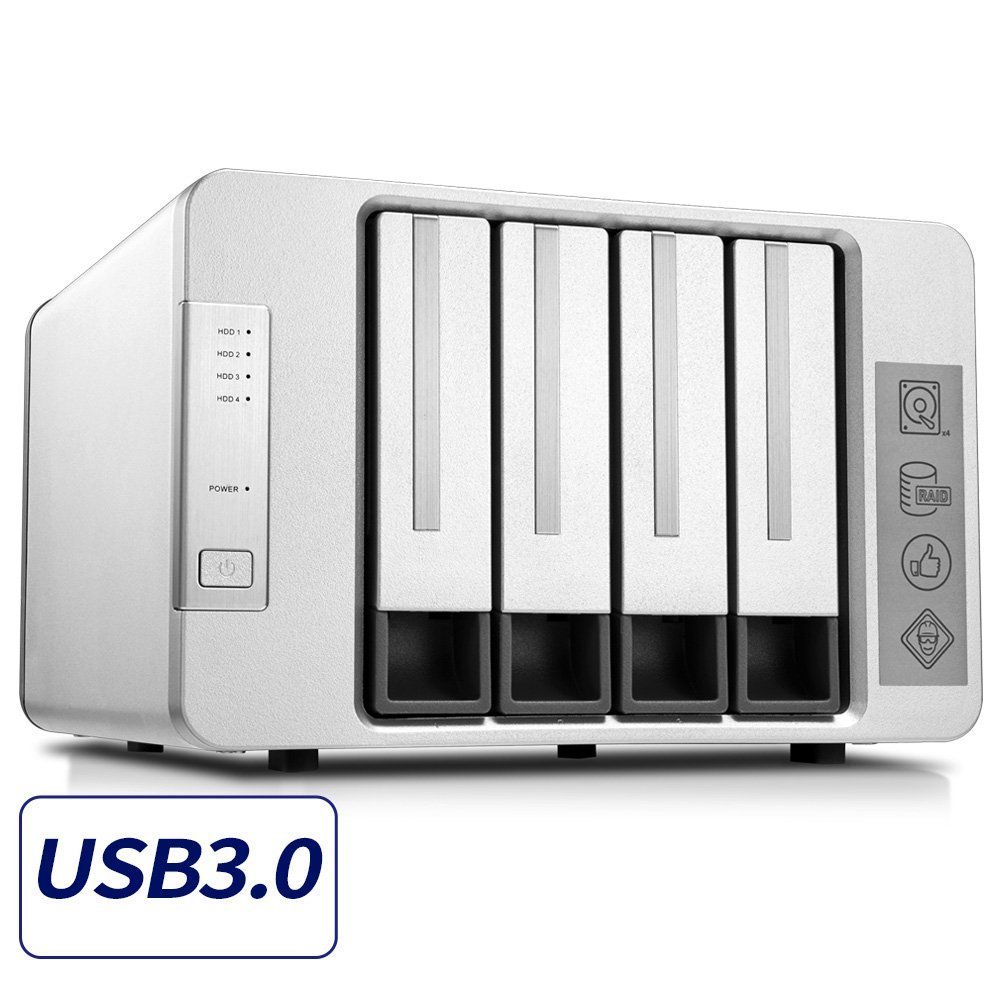 TerraMaster D4-310 USB3.0 Type C NAS DAS RAID Enclosure for HDD and SSD