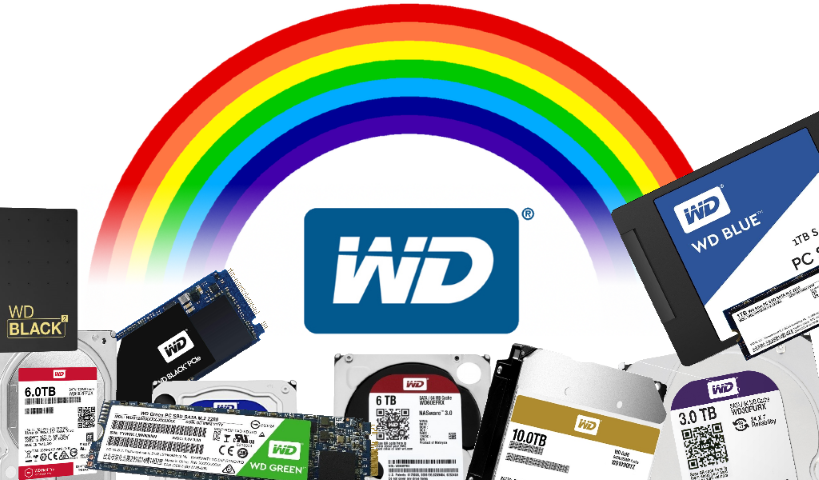 What Is The Difference Between The Wd Colours Blue Red Black Green Purple And Gold Nas Compares