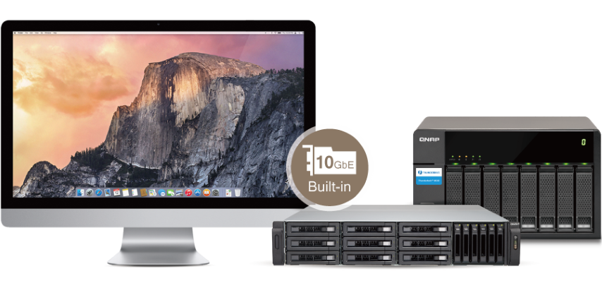 The QNAP TVS-1582TU finally revealled The Thunderbolt 3 High Application (Mac + JBOD)
