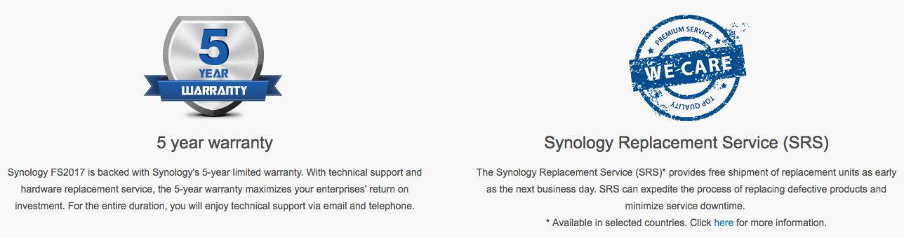 The Synology FS2017 Flash NAS for intensive 90K 4K Random Write IOPS, 10GBe, 25GBe, 40GBe and more 9