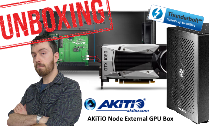 Unboxing the AKiTiO Node Thunderbolt 3 GPU PCIe Expansion NODE