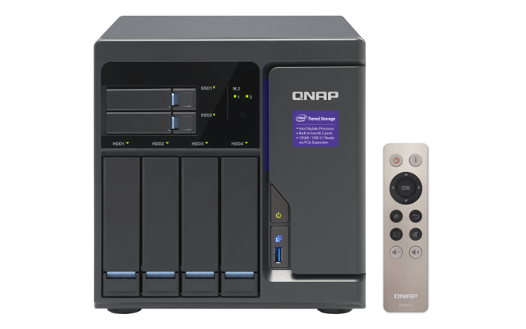 QNAP TVS-682-i3-8G Desktop NAS Gehäuse mit 8 GB DDR4 RAM Powerful 6-Bay Storage Server