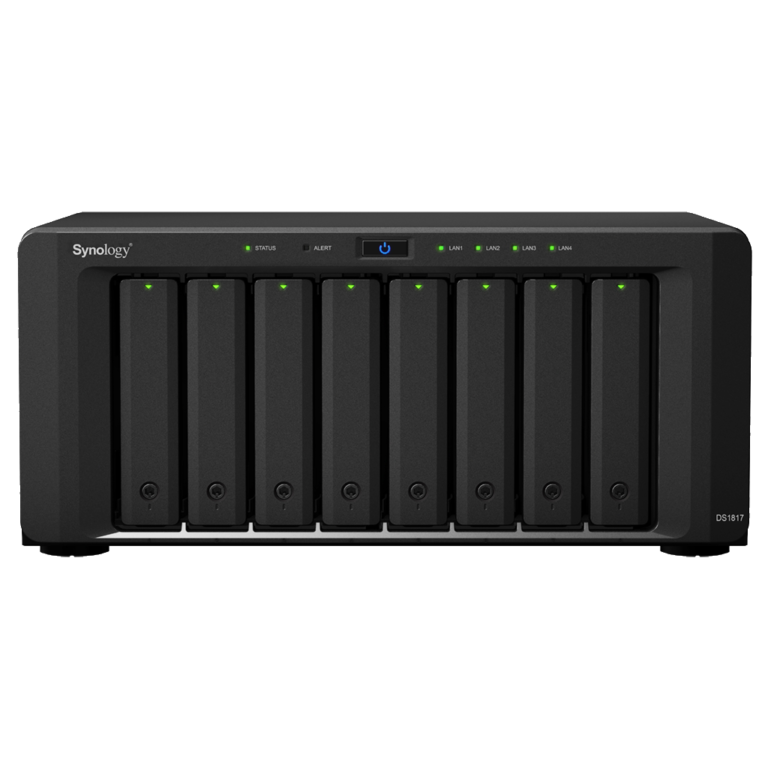The Synology DS1817 8Bay NAS 10GbE RJ45 Business Class RAID File