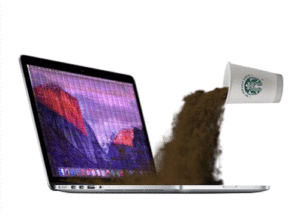 drink on my computer spill liquid