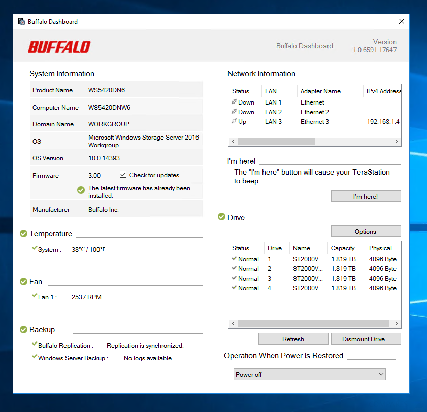 Buffalo WSS 2016 10Gbe TeraStation Guide Part 3 – Buffalo Apps and – NAS Compares