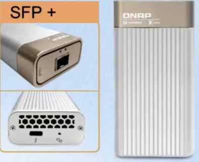 Thunderbolt to 10GbE adapter from Qnap – QNA-T310G1S and QNA-T310G1T