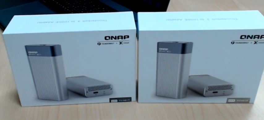 QNAP Thunderbolt 3 to 10GbE Network Converter QNA-T310G1T and QNA