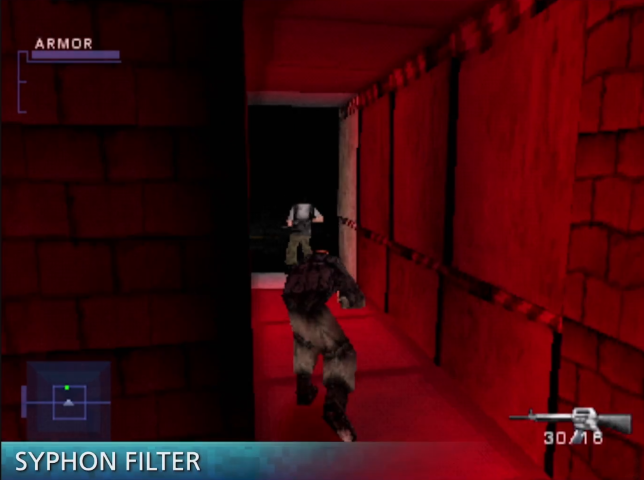 Classic PS1 Game Syphon Filter 2 on PS3 Upscaled to HD 1080p 