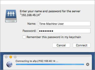 viewing remaining quota synology nas time machine