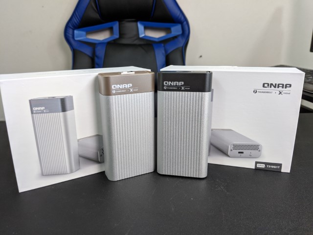 Review – The QNAP QNA-T310G1T and QNA-T310G1S Thunderbolt3