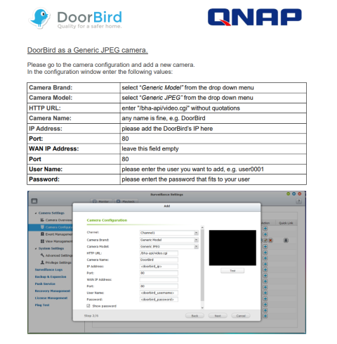 onvif doorbell poe