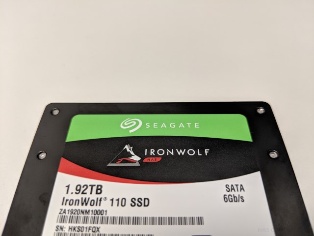 Seagate Ironwolf 110 SSD for NAS Review