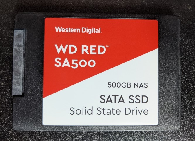 WD Red SA500 NAS SATA SSD 2.5”/7mm cased