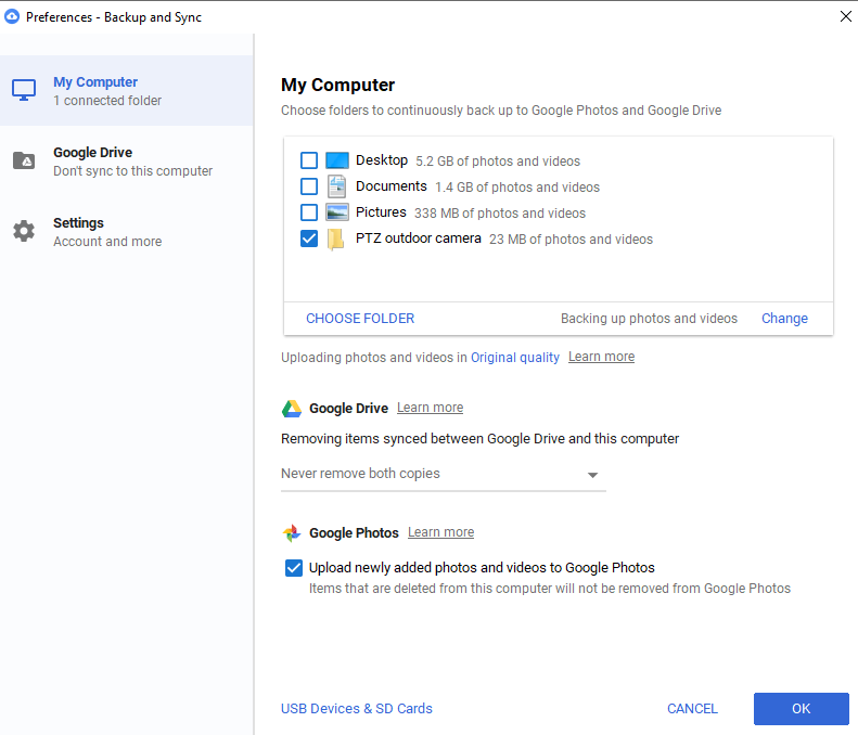 Google Photos Sync with Qnap NAS