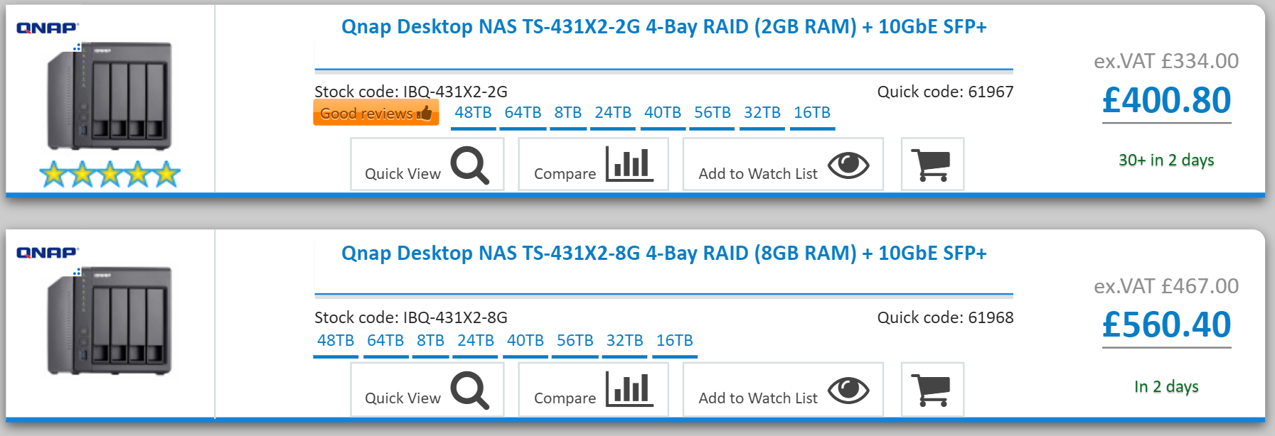 QNAP TS-431KX