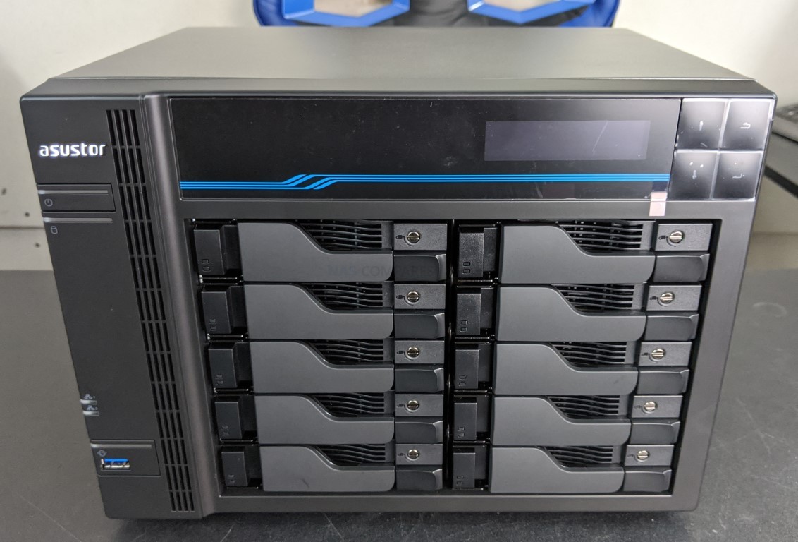 ASUSTOR AS6510T - Barebone Serveur NAS 10 baies 8 Go DDR4 Intel