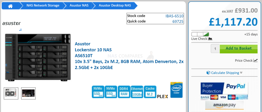 Asustor AS7110T Review 