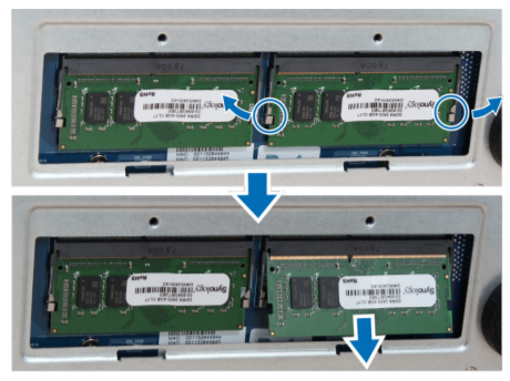 RAM upgrade for DS2419+, DS1819+, DS1618+, DVA3219 NAS
