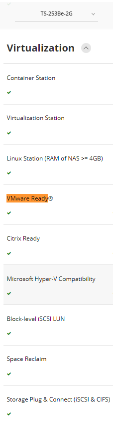 Cheapest VMware ready NAS with 10GbE