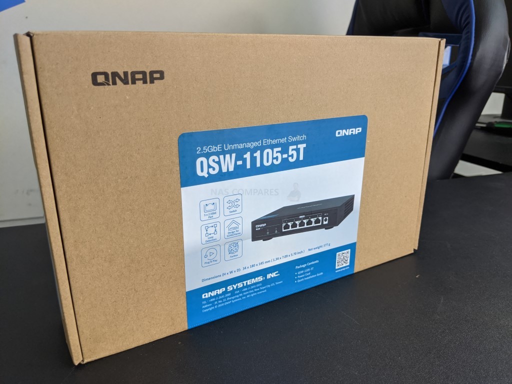 QNAP QSW-1105-5T 2.5 Gbps Ethernet Switch Targets Home Users - CNX Software