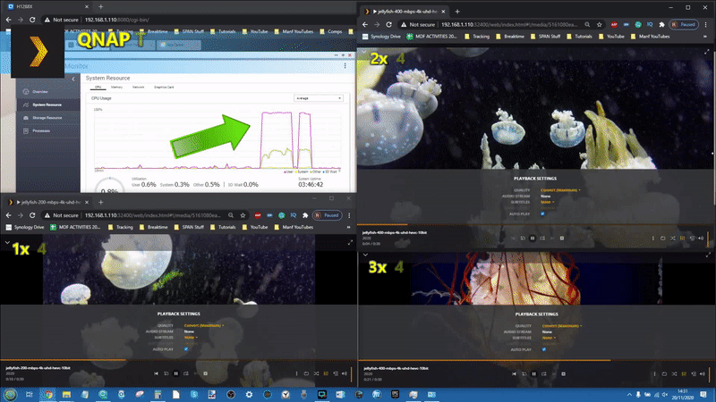 plex mkv files slow