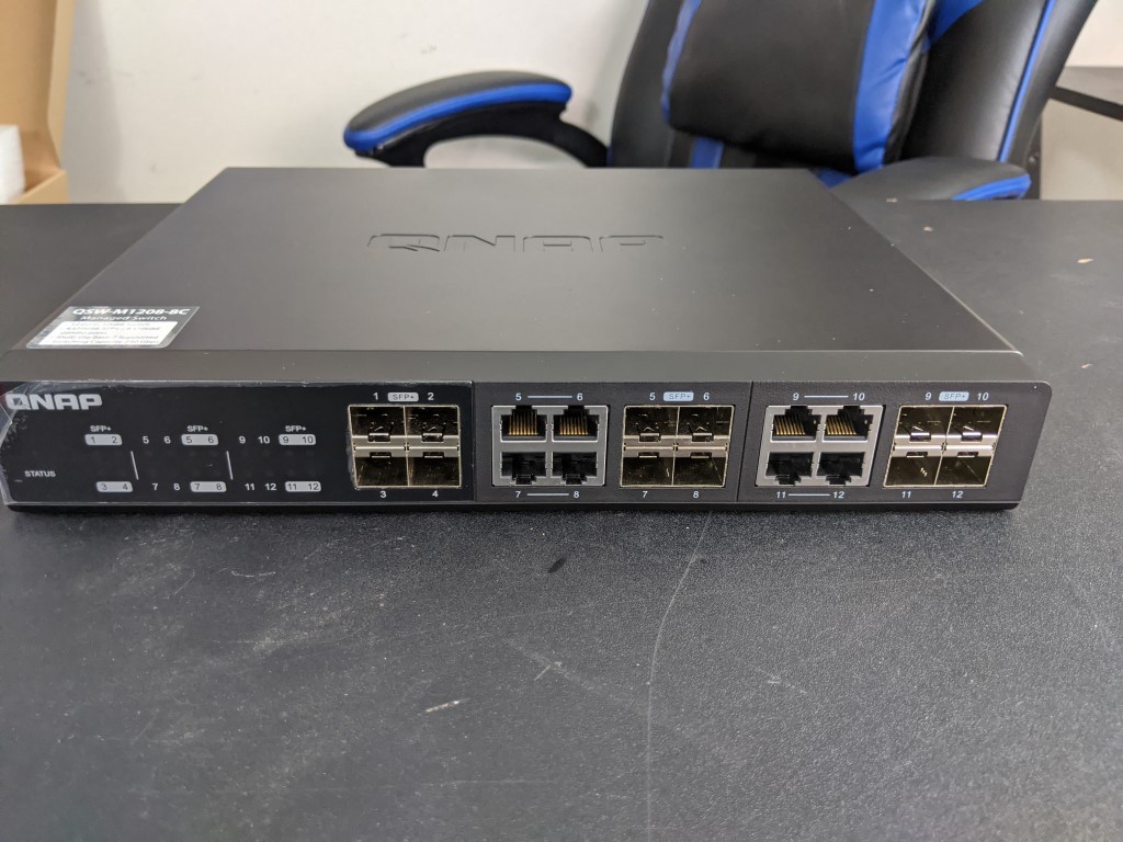 QNAP QSW-M1208-8C Managed 10Gbe Switch Hardware Review – NAS Compares