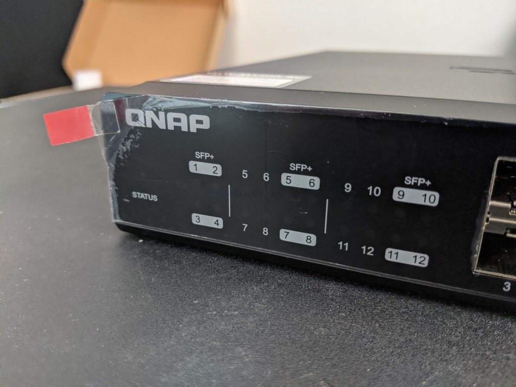  QNAP QSW-1208-8C-US 12-Port Unmanaged 10GbE Switch Twelve SFP+  with Shared Eight 10GBASE-T Ports : Electronics