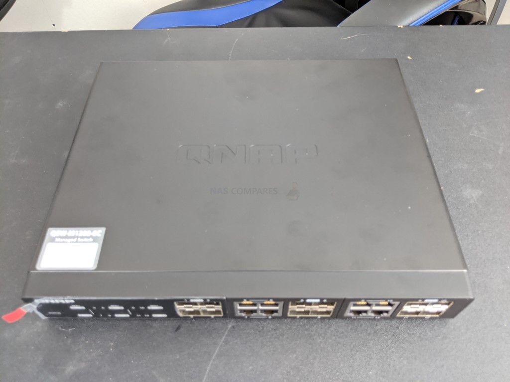  QNAP QSW-M1208-8C 10GbE Managed Switch, with 8-Port 10GbE  SFP+/RJ45 Combo and 4-Port 10GbE SFP+ Gigabit : Electronics