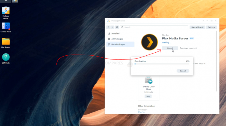 plex media server synology dsm 7