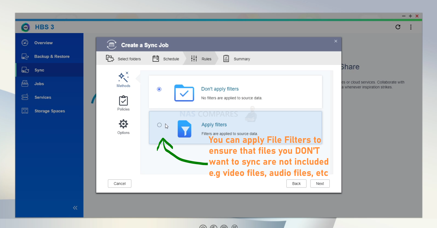 qnap sync folders