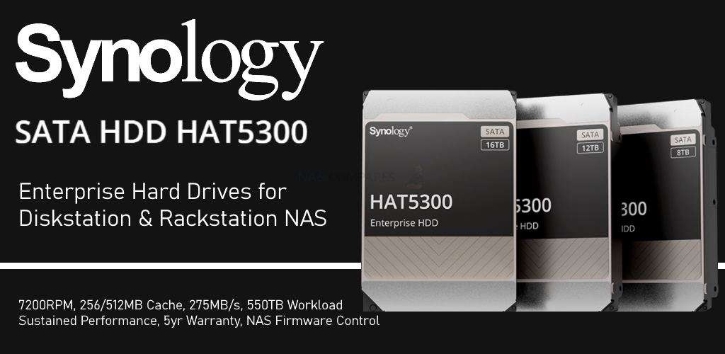 Synology Hat5300 Hard Drives For Nas Full Specifications Confirmed Nas Compares