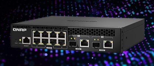 QNAP launched QSW-M2108R-2C L2 managed 2.5GbE and 10GbE switch half-rack design
