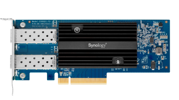 Synology launches 10GbE / 25GbE network cards E25G21-F2 and E10G21-F2