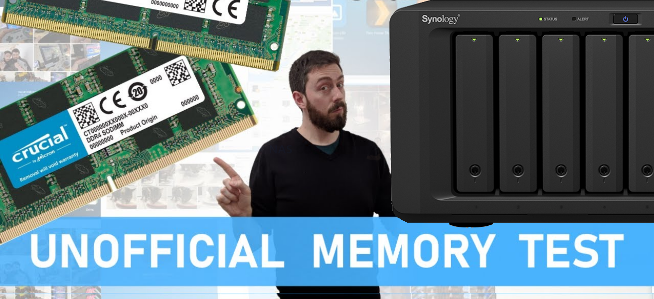 Synology DS1821+ NAS – Unofficial 32GB  64GB Memory Upgrade Walkthrough –  NAS Compares