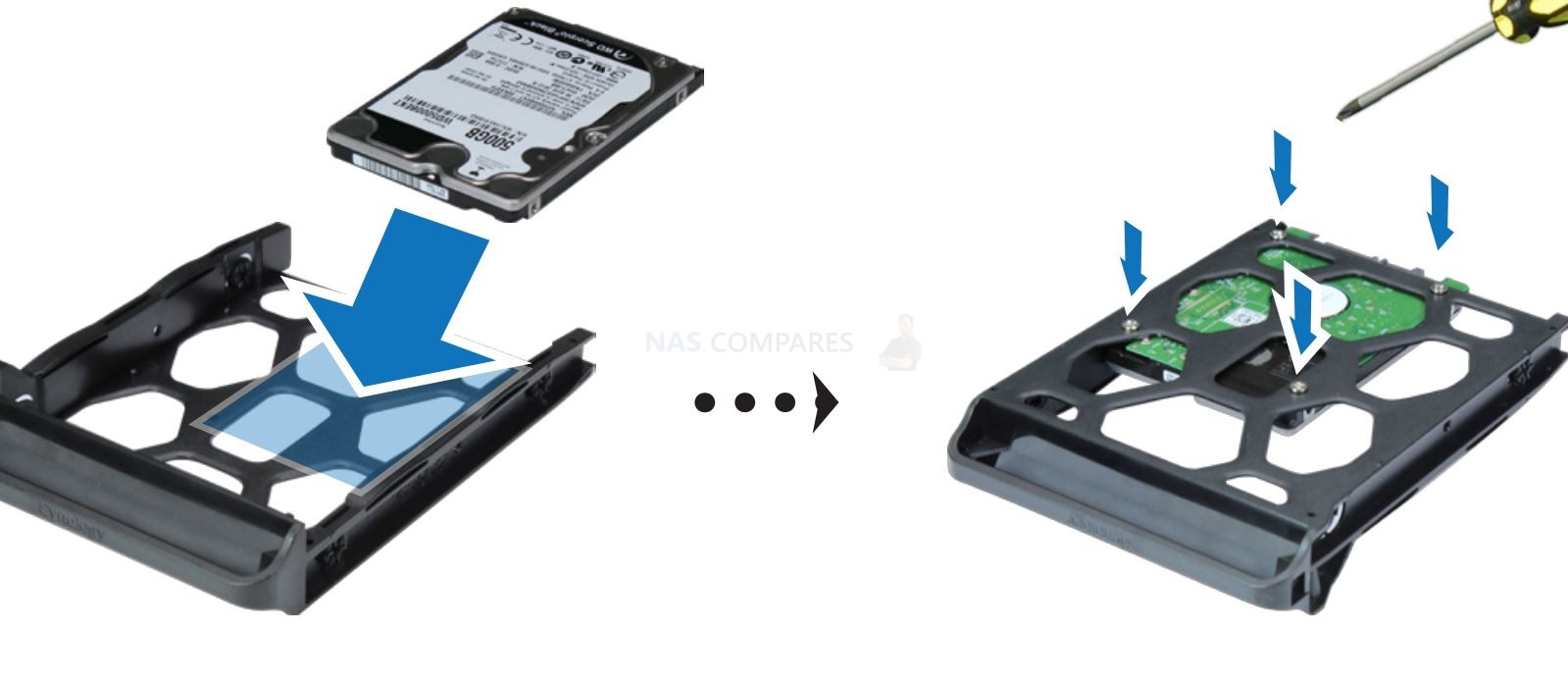Do I have to buy 2,5” to 3,5” for SSD? – NAS