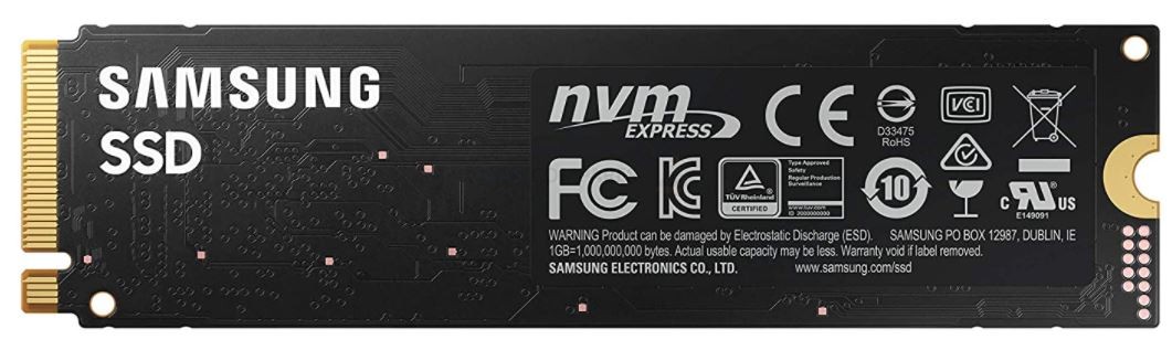 Samsung NVMe 980 non-pro M.2 SSD leaked