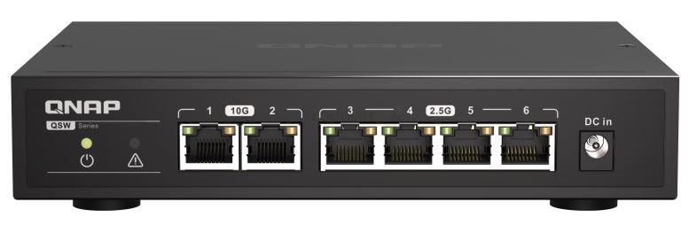 Qnap release QSW-2104-2T dual RJ45 10GbE unmanaged switch