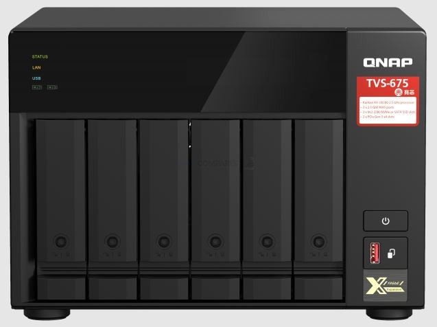 QNAP (QNAP) launches TVS-675 2.5GbE NAS, using Zhaoxin's first 8