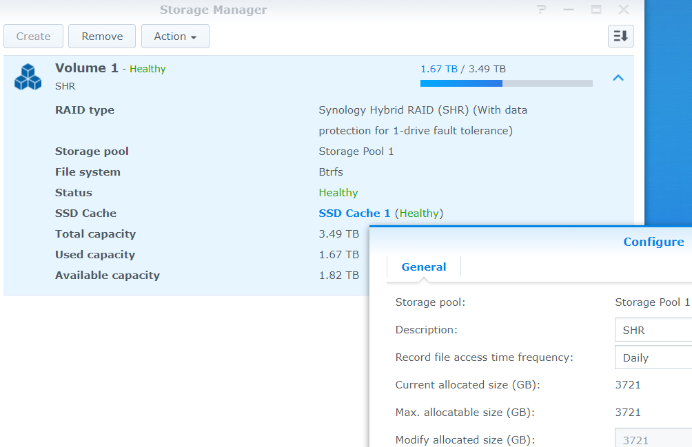 NAS – Volumes vs Shared Folders