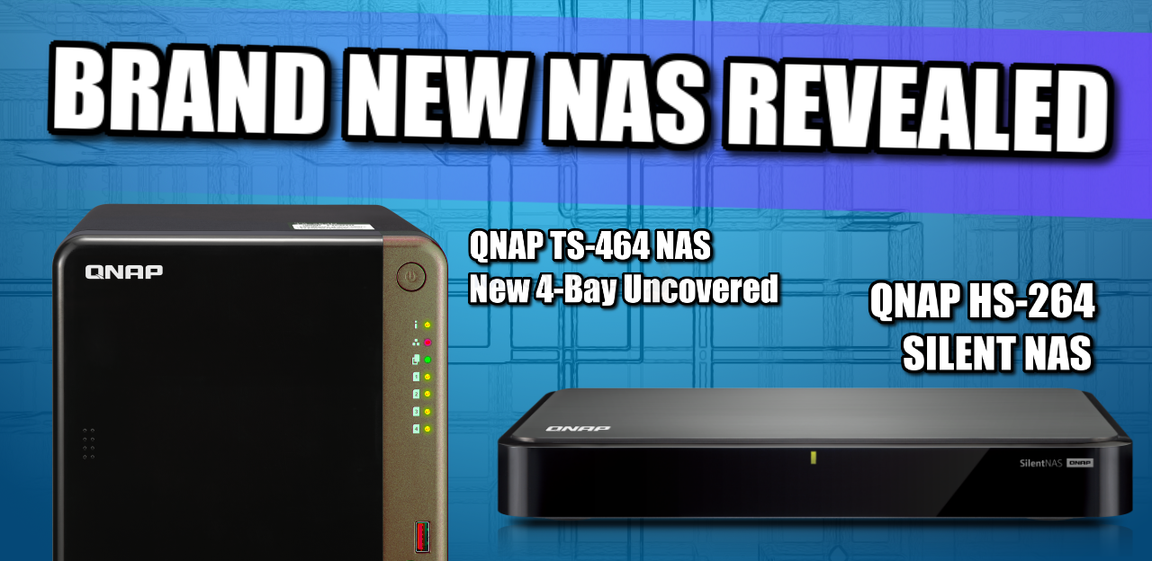 QNAP TBS-464 ultra-thin NAS supports 4 M.2 NVMe SSDs, 2.5GbE