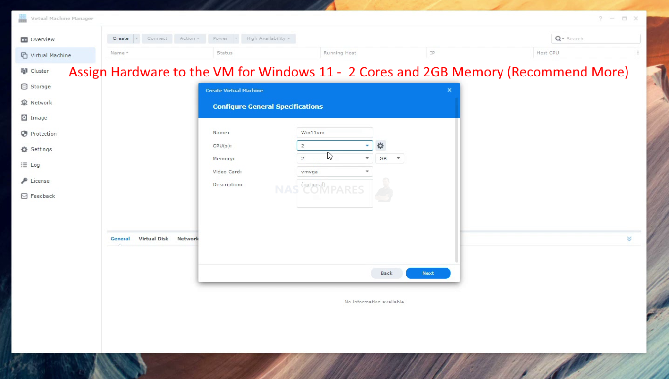 Create Windows 11 Virtual Appliance using Tiny 11 with only 2GB memory