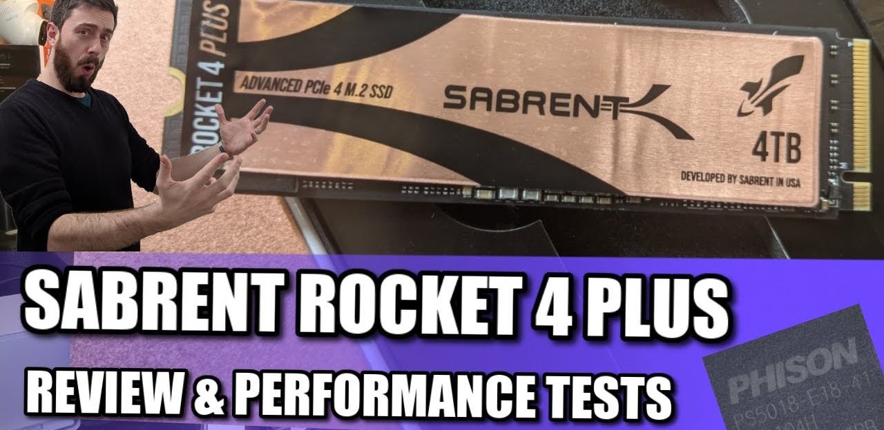Sabrent Rocket 4 Plus SSD Review – PS5 Gamer Ready? – NAS Compares