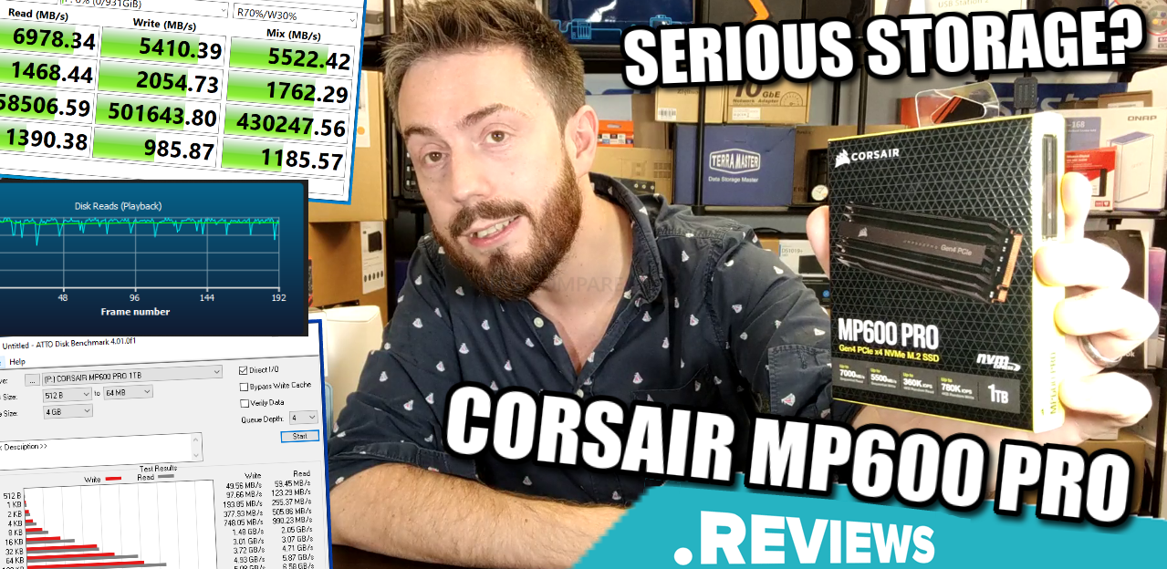 Corsair MP600 Pro NVMe SSD Review – NAS Compares